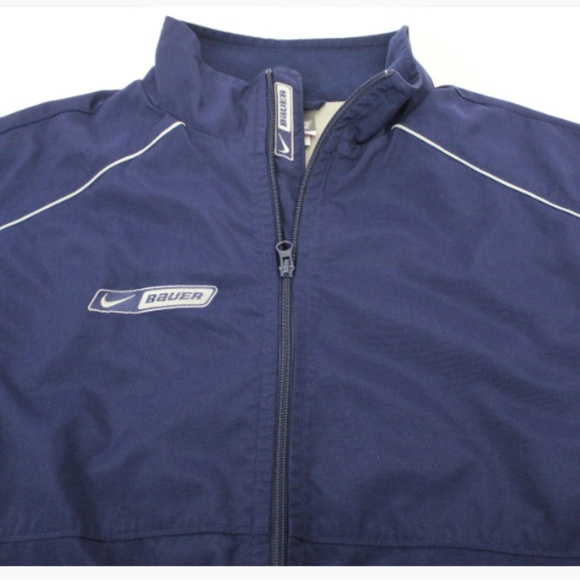 Men's Nike Bouer Full Zip Jacket Blue & Gray Sze M - Picture 5 of 8